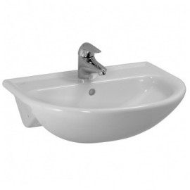 Laufen PRO B polozápustné umyvadlo 56x44 cm, s otvorem, bílá   H8129510001041